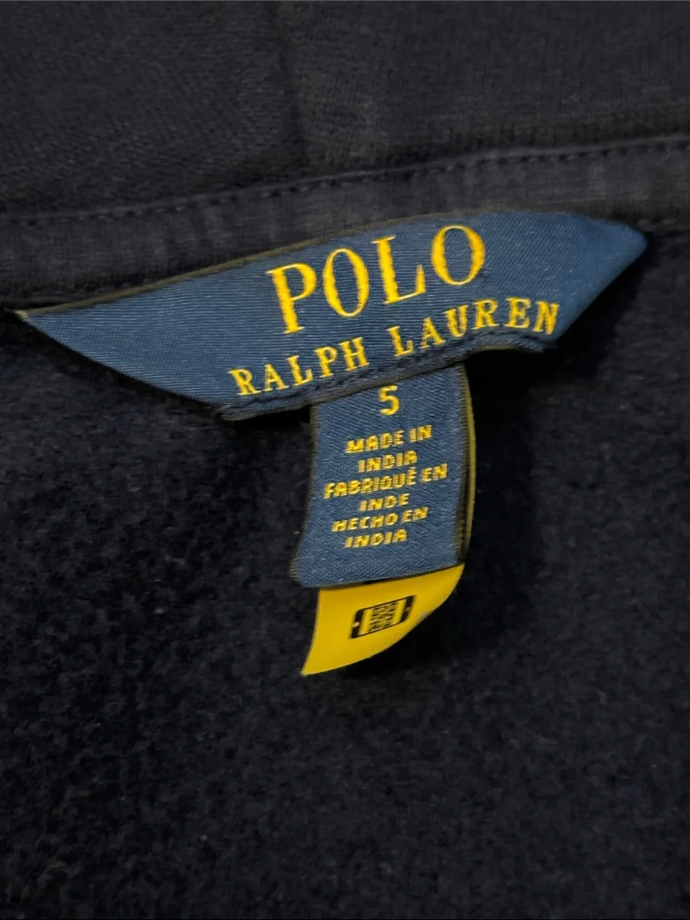 Polo Ralph Lauren Navy Pink Pony Zip Split Pockets Long Sleeve Hoodie Jacket 5